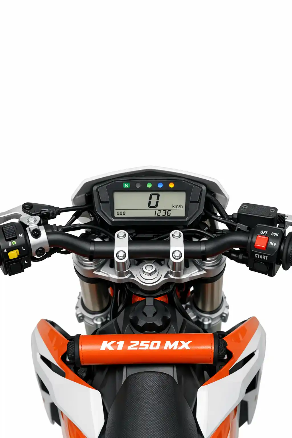 Приборная панель и элементы управления KAYO K1 250 MX