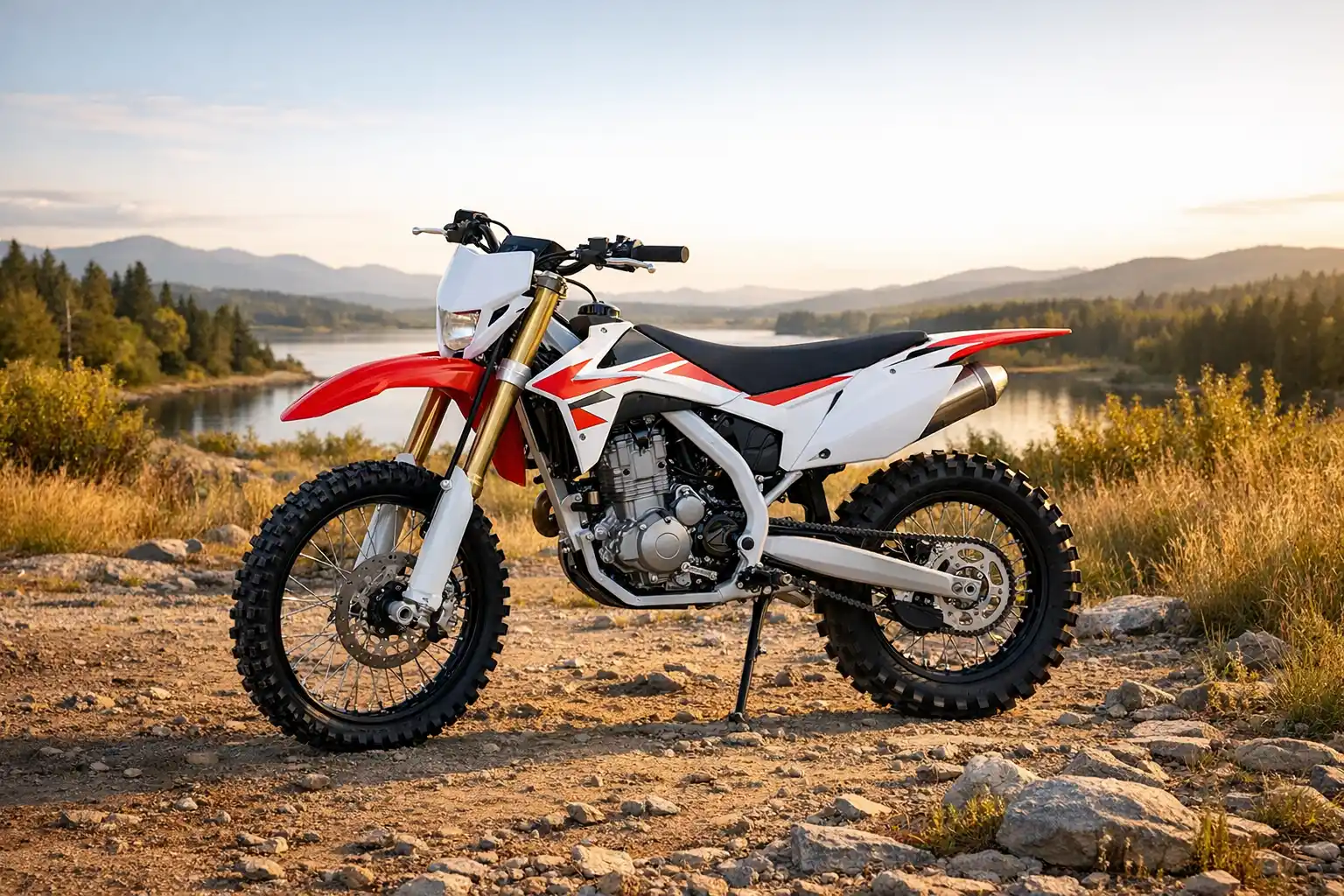 KAYO K1 250 MX на фоне пейзажа для продажи
