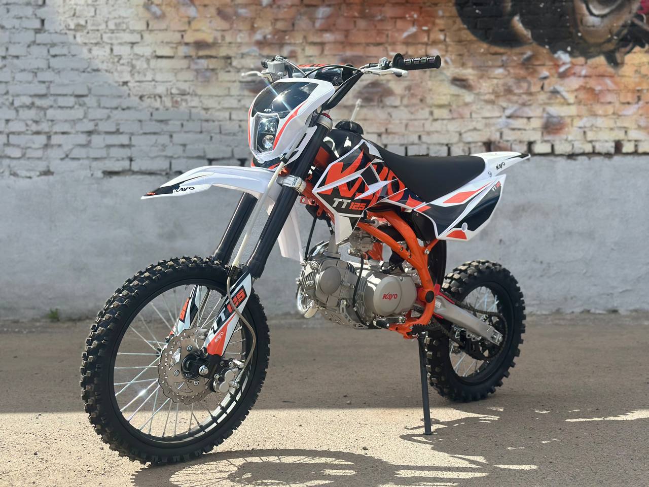 KAYO BASIC K125 17/14 KRZ: подробный обзор питбайка